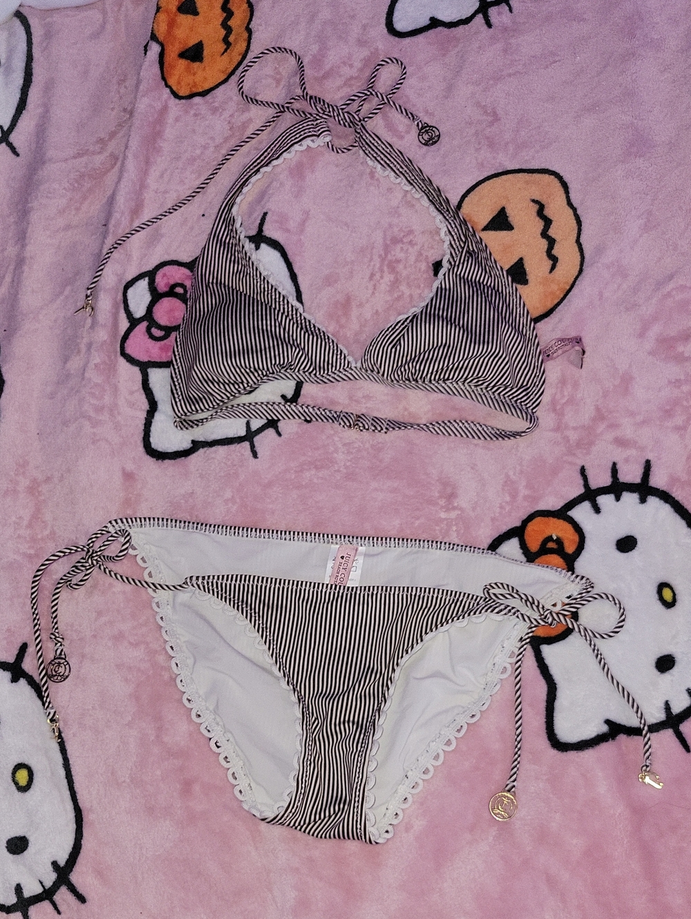 Y2k Juicy Couture Bikini With Charms